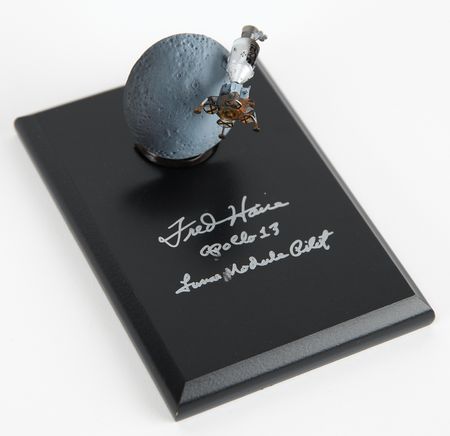 Lot #7255 Fred Haise Signed Apollo 13 Model - Image 1