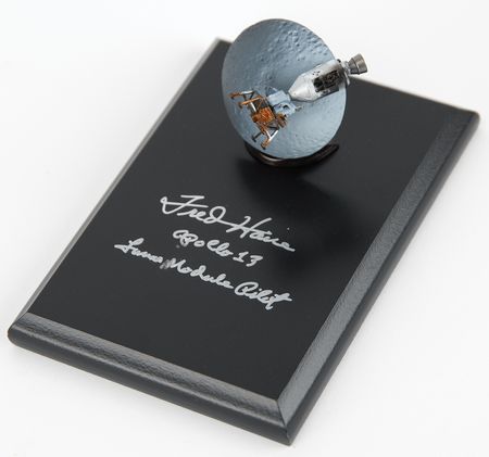 Lot #7255 Fred Haise Signed Apollo 13 Model - Image 2