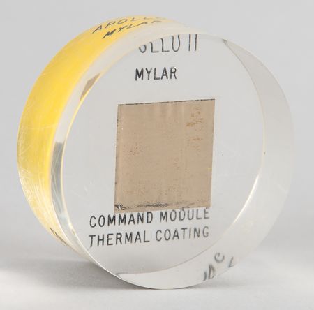 Lot #7181 Apollo 11 Flown Kapton Swatch - Image 1