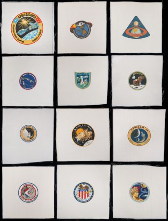 Lot #7401 Apollo Beta Cloth Patches - Complete Set