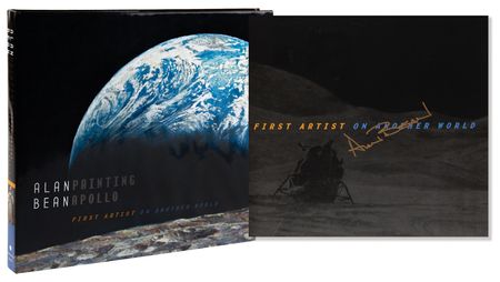 Lot #7217 Alan Bean Signed Book - Painting Apollo: First Artist on Another World - Image 1