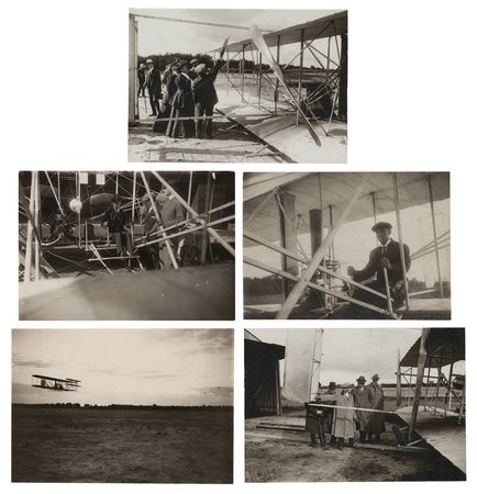 Lot #7019 Wright Brothers (5) Original Photographs - Image 1