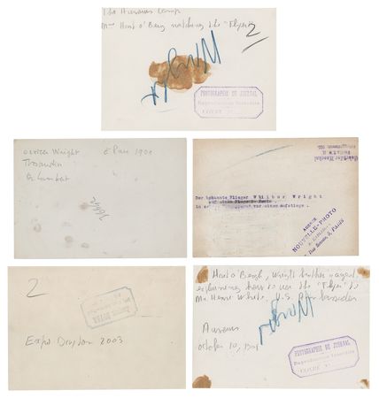 Lot #7019 Wright Brothers (5) Original Photographs - Image 2