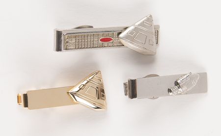 Lot #7400 Apollo 4-6 Guidance & Navigation Information Brochures (6) and Command Module Tie Clips (3) - Image 3