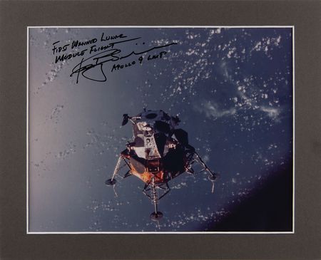 Lot #7122 Rusty Schweickart Signed Photograph - Image 2