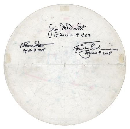 Lot #7116 Apollo 9 Crew-Signed Training-Used Star