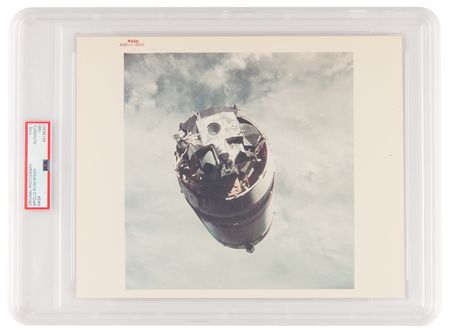 Lot #7120 Apollo 9 Original 'Type 1' Photograph - LM Spider - Image 1