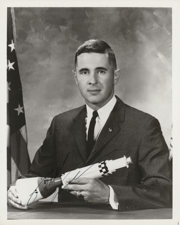 Lot #7100 Bill Anders Signed Photograph