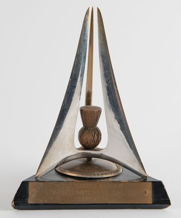 Lot #7308 Carnegie Mellon Distinguished Achievement Award and Certificate - From the Personal Collection of Edgar Mitchell - Image 2