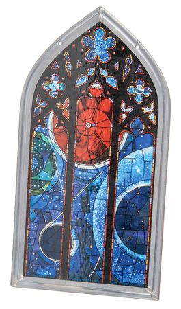 Lot #7319 National Cathedral Space Window Miniature Replica - From the Personal Collection of Edgar Mitchell - Image 1