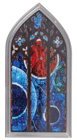 Lot #7319 National Cathedral Space Window Miniature Replica - From the Personal Collection of Edgar Mitchell - Image 2