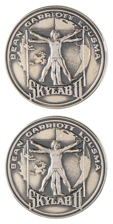 Lot #7451 Skylab 3 Unflown Robbins Medallions (2)