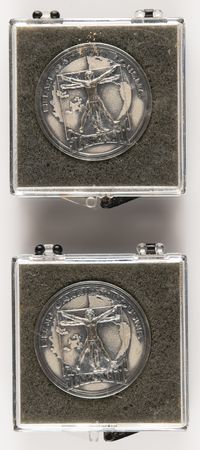 Lot #7451 Skylab 3 Unflown Robbins Medallions (2) - From the Personal Collection of Edgar Mitchell - Image 3