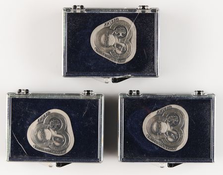 Lot #7452 Skylab 4 Unflown Robbins Medallions (3) - From the Personal Collection of Edgar Mitchell - Image 3