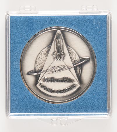 Lot #7464 STS-1 Unflown Robbins Medallion - From the Personal Collection of Edgar Mitchell - Image 3