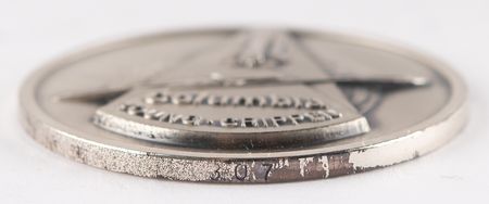 Lot #7464 STS-1 Unflown Robbins Medallion - From the Personal Collection of Edgar Mitchell - Image 5