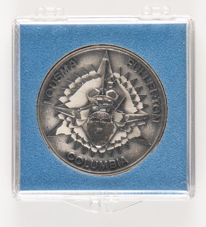 Lot #7467 STS-3 Unflown Robbins Medallion - From the Personal Collection of Edgar Mitchell - Image 3