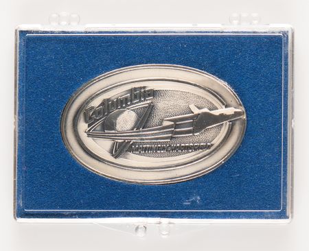 Lot #7471 STS-4 Unflown Robbins Medallion - From the Personal Collection of Edgar Mitchell - Image 3