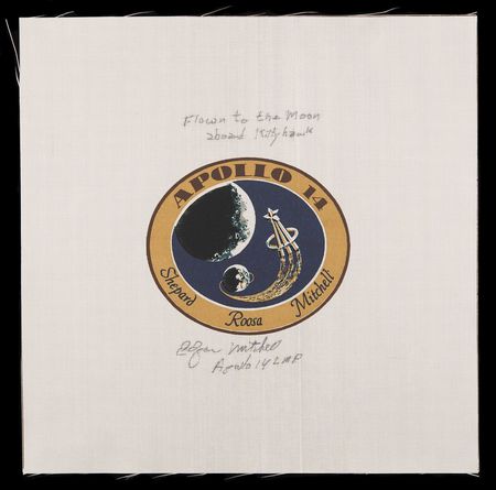 Lot #7293 Apollo 14 Flown Beta Patch - From the Personal Collection of Edgar Mitchell - Image 1