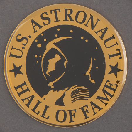 Lot #7325 U.S. Astronaut Hall of Fame Induction Plaque - From the Personal Collection of Edgar Mitchell - Image 2