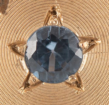 Lot #7281 Apollo 14 Lunar Surface 14K Gold Pendant [Attested Flown] - From the Personal Collection of Edgar Mitchell - Image 4