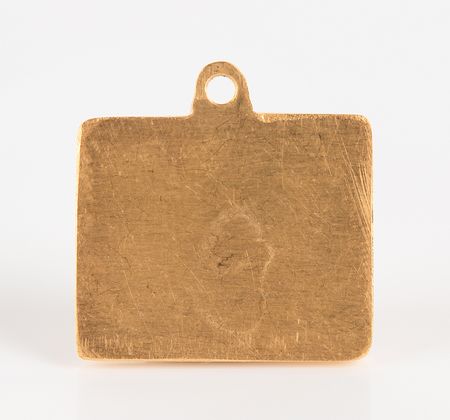 Lot #7280 Apollo 14 Gold Plaque Charm [Attested Flown] - From the Personal Collection of Edgar Mitchell - Image 2