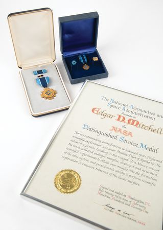 Lot #7318 NASA Distinguished Service Medals and