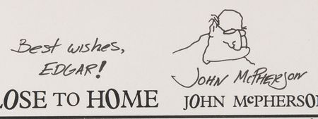 Lot #7460 John McPherson Signed Cartoon to Edgar Mitchell - From the Personal Collection of Edgar Mitchell - Image 3