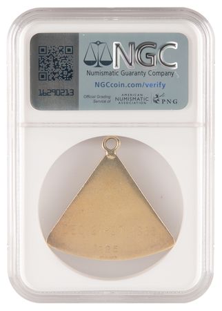 Lot #7098 Apollo 8 Flown Robbins Medallion - From the Personal Collection of Edgar Mitchell - Image 2