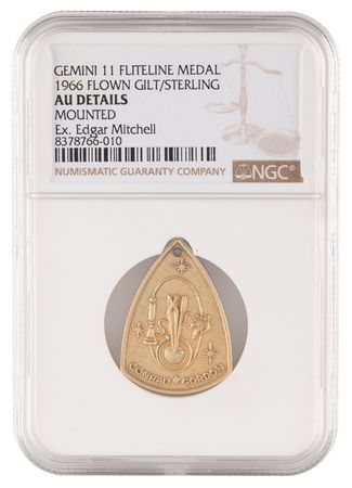 Lot #7058 Gemini 11 Flown Gold-Plated Fliteline
