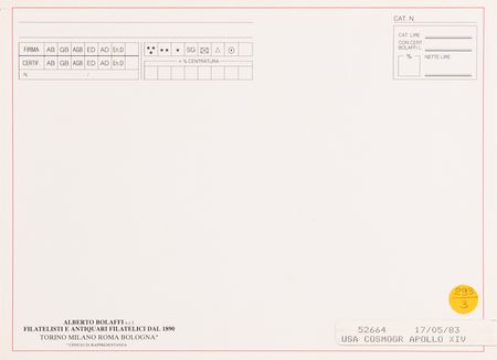 Lot #7284 Apollo 14 Lunar Surface-Flown Postal Cover Signed by Edgar Mitchell (Ltd. Ed. #33/55) - Image 7