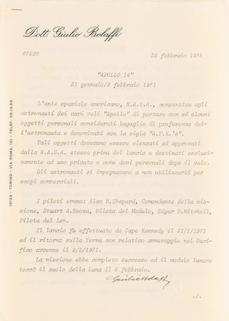 Lot #7284 Apollo 14 Lunar Surface-Flown Postal Cover Signed by Edgar Mitchell (Ltd. Ed. #33/55) - Image 8