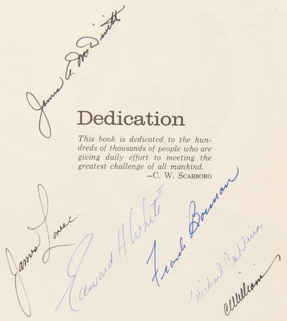 Lot #7063 Gemini Astronauts (6) Multi-Signed Book - Pictorial History of Cape Kennedy: 1950-1965 - Image 2