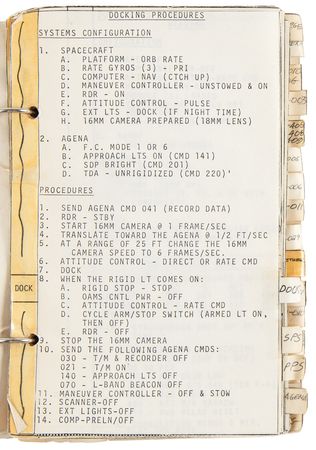 Lot #7053 James Lovell's Gemini 12 Training-Used Procedures Book - Image 4