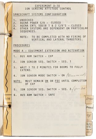 Lot #7053 James Lovell's Gemini 12 Training-Used Procedures Book - Image 8