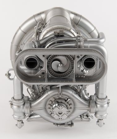 Lot #7500 Apollo Rocketdyne F-1 Rocket Engine Model - Image 10