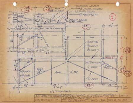 Lot #7011 Daniel B. Burnett, Jr.?s Engineering Archive for the 40th Anniversary Reproduction of Charles Lindbergh?s ?Spirit of St. Louis? - Image 16