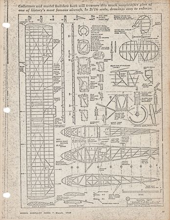 Lot #7011 Daniel B. Burnett, Jr.?s Engineering Archive for the 40th Anniversary Reproduction of Charles Lindbergh?s ?Spirit of St. Louis? - Image 9