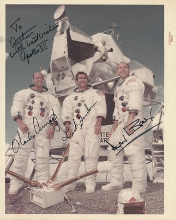 Lot #7210 Apollo 12 Signed Photograph