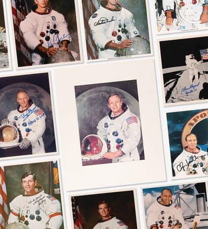 Lot #7387 Moonwalkers: Complete Set of (12) Signed