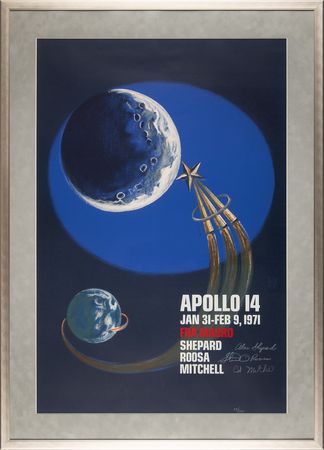 Lot #7291 Apollo 14 Signed Print (Ltd. Ed. #33/100) - Image 1