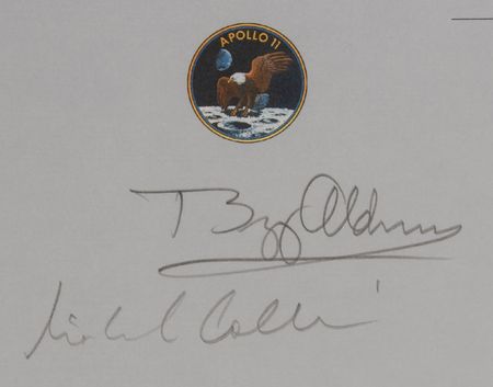 Lot #7383 Apollo Astronauts (20) Multi-Signed Print by Alan Bean - 'In the Beginning' (Ltd. Ed. #790/1000) - Image 7