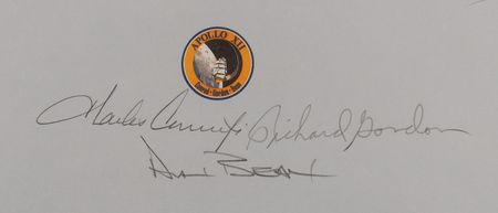 Lot #7383 Apollo Astronauts (20) Multi-Signed Print by Alan Bean - 'In the Beginning' (Ltd. Ed. #790/1000) - Image 8