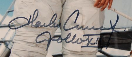 Lot #7205 Apollo 12 Oversized Signed Photograph - Image 3