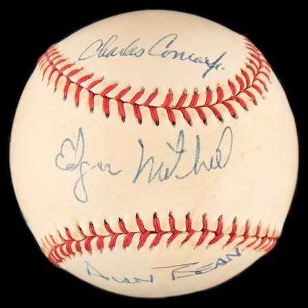 Lot #7398 Moonwalkers (5) Multi-Signed Baseball