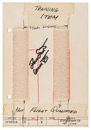 Lot #7080 Dave Scott Signed Gemini 8 Training Checklist - Image 1