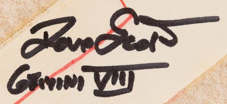 Lot #7080 Dave Scott Signed Gemini 8 Training Checklist - Image 3