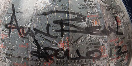 Lot #7394 Alan Bean and Gene Cernan Signed Lunar Globes - Image 2