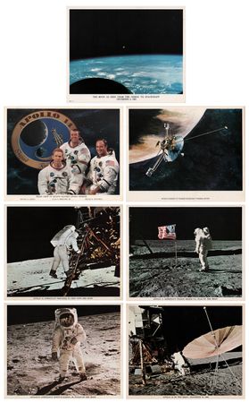 Lot #7444 NASA Archive of Apollo LRL Team Member Frederick J. Mitchell with (50+) Items: Badges, Photographs, Posters, Film Reels, and More - Image 10