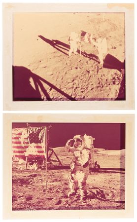 Lot #7370 Apollo 11 and Apollo 17 (2) Original